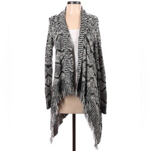 Romeo & Juliet Couture Cardigan with Fringe Detail
